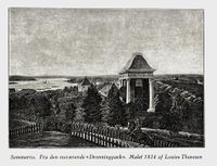 Sommerro i 1814, maleri av Louise Thoresen.