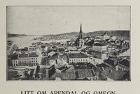 Illustrasjon fra boka "Storlosjemøtet i Arendal 1918".