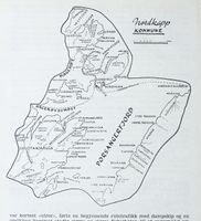 Kart over Nordkapp kommune. Det Norske næringsliv. 13 : Finnmark fylkesleksikon, 1952.