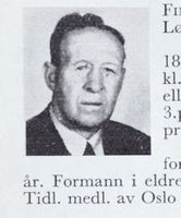 Stasjonsbetjent Olaf Finstad, f. 1892 i Lørenskog. Hopp og kombinert. Foto: Ranheim: Norske skiløpere