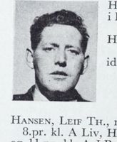 Fiskehandler Jan Hansen, f. 1923 i Furnes. Kombinert og langrenn. Foto: Ranheim: Norske skiløpere