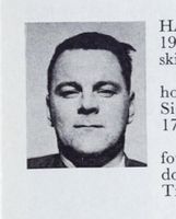 Verkstedarbeider Harald Haugen, f. 1917 i Hokksund. Hopp og langrenn, styremedlem i skigruppa. Foto: Ranheim: Norske skiløpere
