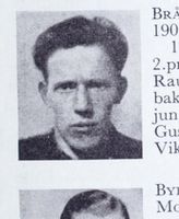 Elvearbeider Hjalmar Bråthen, f. 1907 på Modum. Hopp og kombinert. Foto: Ranheim: Norske skiløpere