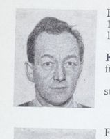 Skogsarbeider Gulbrand Dahlen, f. 1913 i Krødsherad. Hopp for Idrettslaget Moingen. Formann i skigruppa 1938-52, formann i laget i 1954. Foto: Ranheim: Norske skiløpere