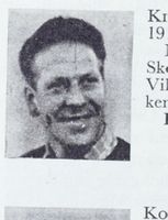 Lagerarbeider Erik Kittilsbråthen, f. 1917 på Modum. Hopp. Foto: Ranheim: Norske skiløpere