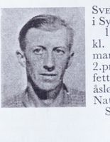 Linjearbeider Hans Svendsrud, f. 1911 i Sysle (Modum). Langrenn. Foto: Ranheim: Norske skiløpere