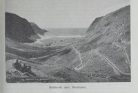 Hoddevik sett mot Nordsjøen. Frå boka "Norske næringsliv : B. 14 : Sogn og Fjordane", 1953.