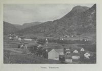 Vika i Viksdalen, Gaular. Foto: Det Norske næringsliv. 14 : Sogn og Fjordane fylkesleksikon, 1953.