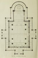 Grunnrids av Gol stavkyrkje, fra L. Dietrichsons verk De norske stavkirker (1892).
