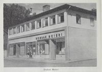 Nr. 20-22, Drøbak meieri. Foto: Det Norske næringsliv. 12 : Akershus fylkesleksikon, 1952.