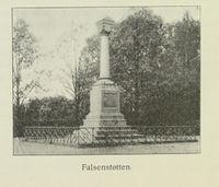 Falsenstøtten på NMBU i Ås, oppført i 1864.