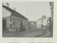 Storgata. Ill. fra boka Knudsen, Finn: Eidanger-Porsgrund. Utg. 1932