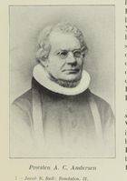 Prest A. C. Andersen med halsskjegg.
