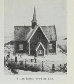 Fillan kirke. Foto: fra Det norske næringsliv, s. 291 (1949).