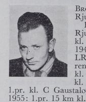 Arent Brown, elektriker fra Rjukan. Slalåmkjører og langrennsløper. Foto: Ranheim: Norske skiløpere