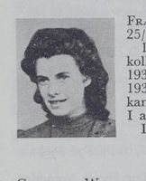 Liv Frantsen (født Austad), husmor fra Tinn og slalåmkjører. Foto: Ranheim: Norske skiløpere