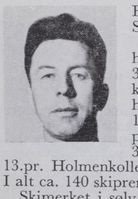 Herman Hansen, ekspeditør fra Søndre Land. Skihopper og autorisert hopptrener. Foto: Ranheim: Norske skiløpere