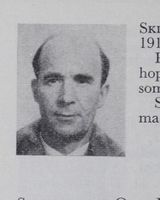 Knut H. Skinnarland fra Møsvatn. Hopp og slalåm. Foto: Ranheim: Norske skiløpere