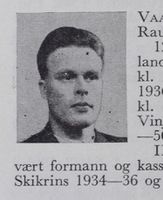 Gardbruker Einar Vaagen, født 1911 i Rauland. Hopp for Idrottslaget Dyre Vaa, Vinje kommune.