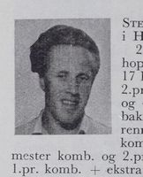 Gartner Einar Steensohn, født 1919 i Hardanger. Formann i laget 1938 og 1945-46. Kombinert. Foto: Norske skiløpere b.3