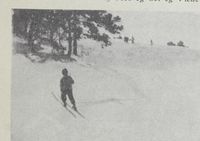 Vinterdag i Vestre Aker, malt i 1891. Fra boka Akers historie av Edvard Bull, utgitt 1918.