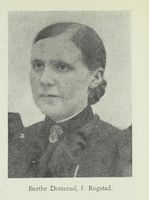 Syvers kone Berthe Dotterud, født Rogstad. Foto: Løtenboka 1