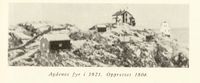 Agdenes fyr omkring 1941.