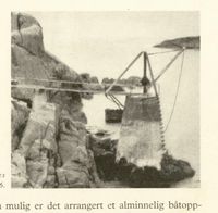 Landinga ved Kråkenes fyrstasjon. Foto: Ukjent