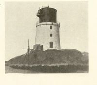 Fyret fotografert omkring 1941.