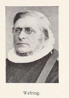 Mads Iver Wefring (1819–1894), sokneprest 1869–1878.