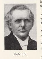 Julius Riddervold (1842–1921), sokneprest 1894–1900.