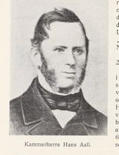 Kammerherre og godseier Hans Aall (1805–1863).