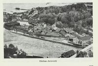 Oversiktsbilde. Foto: frå boka Det Norske næringsliv. 4 : Telemark fylkesleksikon, Det norske næringslivs forl., 1942-1956 (Bergen, 1949)