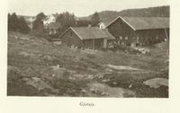 Hans fødested Gjedsjø i Kråkstad. Foto: Kråkstad : en bygdebok, bind II, s. 221 (1934).