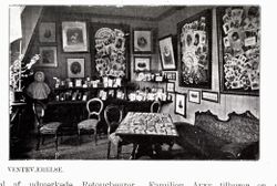 Venteværelset hos fotograf Peder O. Aune. Foto: Det gamle og det nye Trondhjem, 1906