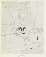 Kart fra 1867 som viser Hafslund hovedgård med omkringliggende parkanlegg.