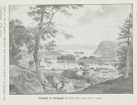 Prospekt fra Porsgrunn (1840)