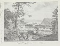 Prospekt fra Porsgrunn (1840)