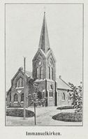 Metodistkirken Immanuelkirken i Porsgrunn (1907). Foto: fra Lund, Carl: Porsgrund 1807-1907