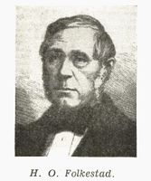 Halvor Olsen Folkestad. Foto: "Ljos over Telemark" skannet side nr. 65. nb.noNasjonalbiblioteket