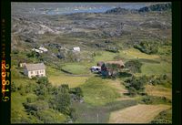 Flyfoto fra Kversøyna, 1961. Nasjonalbiblioteket/Widerøes Flyveselskap.