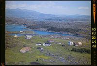 Flyfoto fra Kversøyna, 1961. Foto: Nasjonalbiblioteket/Widerøes Flyveselskap.