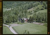 Flyfoto fra 1961. Foto: Widerøe