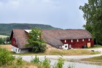 Låven til Dagsrud gård. Foto: Roy Olsen (2018).