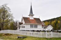 Nr. 251, Landsmarka kapell fra 1895. Arkitekt Herman Major Backer. Foto: Roy Olsen (2019).