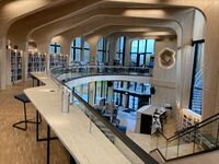 Interiør fra Nord-Odal bibliotek. Foto: Siri Iversen, 2021