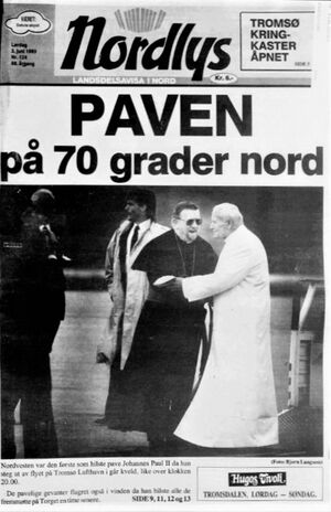 Nordlys faksimile pavebesøk 1989.jpg