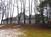 Nordre Skøyen hovedgård, fasade mot parkanlegget i vest. Foto: Stig Rune Pedersen