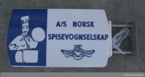 Norsk Spisevognselskap lysskilt.jpg