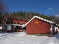 Norsk Vegmuseum avdeling Labro ligger ved Labrofossen. Foto: Stig Rune Pedersen (2012)